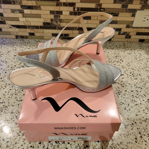 NINA Silver Sandals - Picture 6 of 11